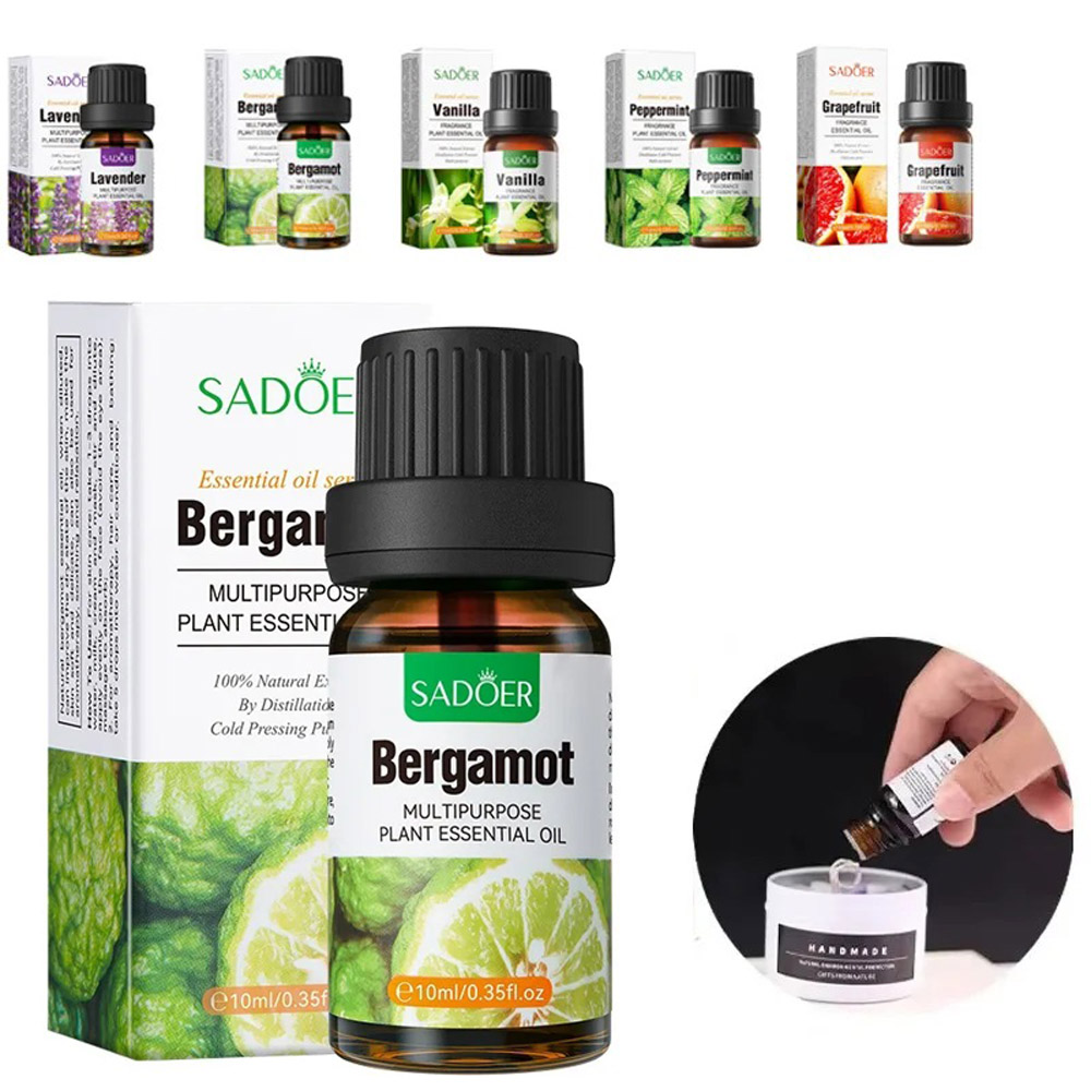 Home Fragrance Bergamot - SADOER 10ml Bergamot Essential Oil Natural