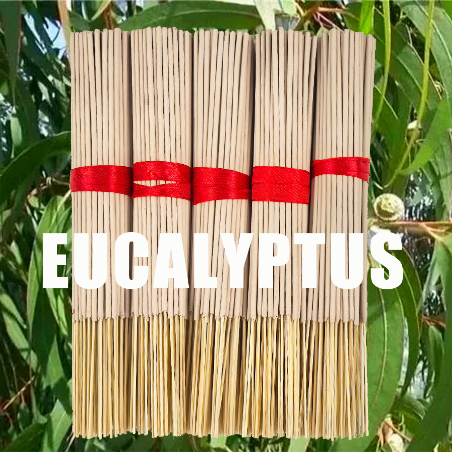 Home Fragrance Scented Candle - High-Quality Natural Bamboo Eucalyptus Incense Sticks