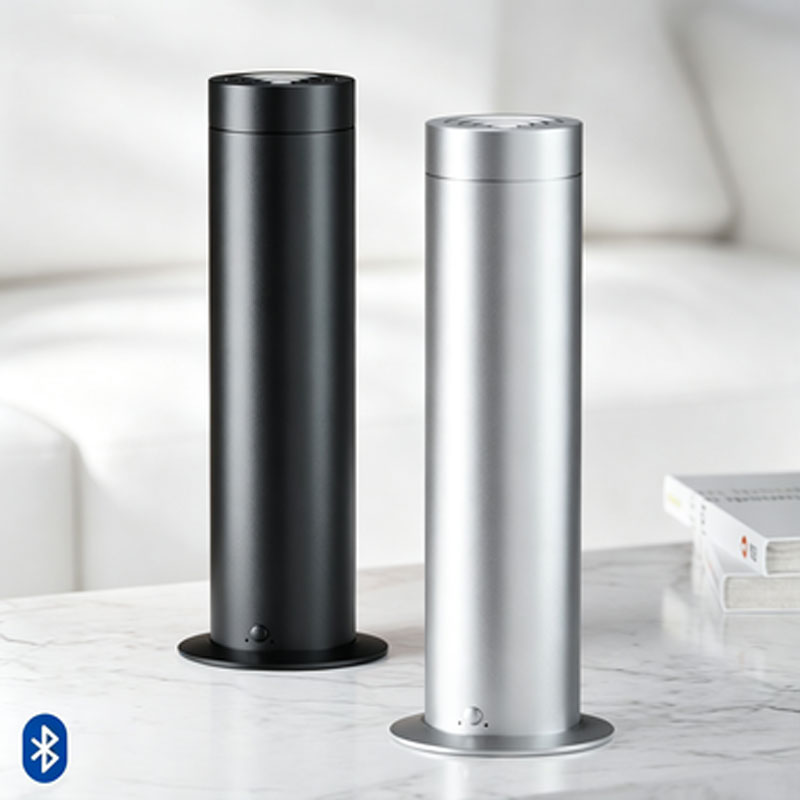 Home Fragrance Essential Oils - Smart Waterless Aroma Diffuser Bluetooth App