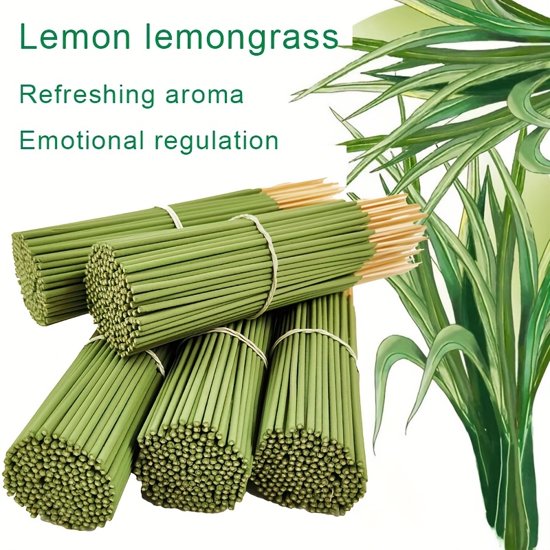 Home Fragrance Scented Candle - 11/67/137 Pieces, Handmade Lemongrass Aroma Sticks