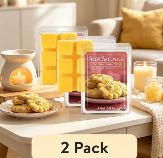 Home Fragrance Wax Melts - Iced Lemon Sugar Cookie Scented Wax