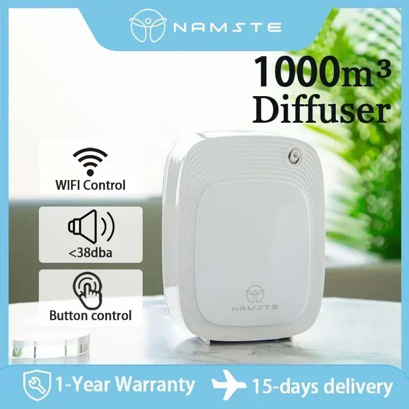Home Fragrance Essential Oils - Namste 1000m³ Aroma Diffuser Machine 200ML