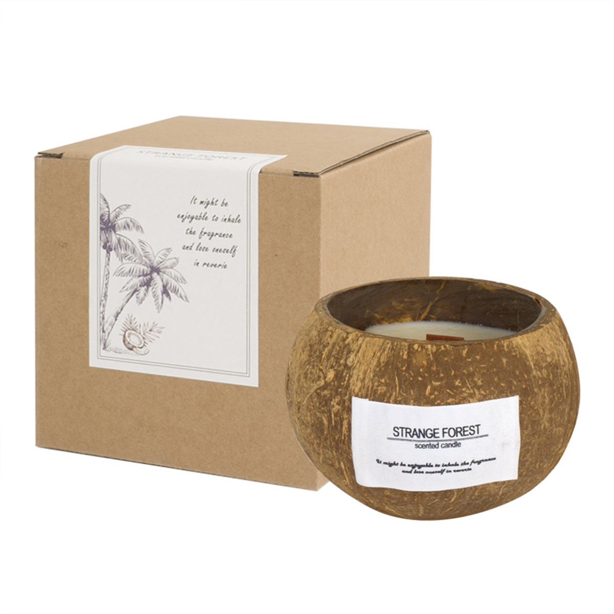 Coconut Shell Aromatherapy Can - огляд і ціна Home Fragrance Scented Candle