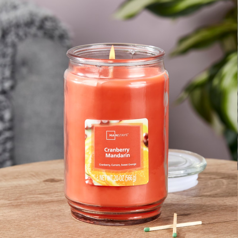 Cranberry Mandarin Scented Can - огляд і ціна Home Fragrance Scented Candle