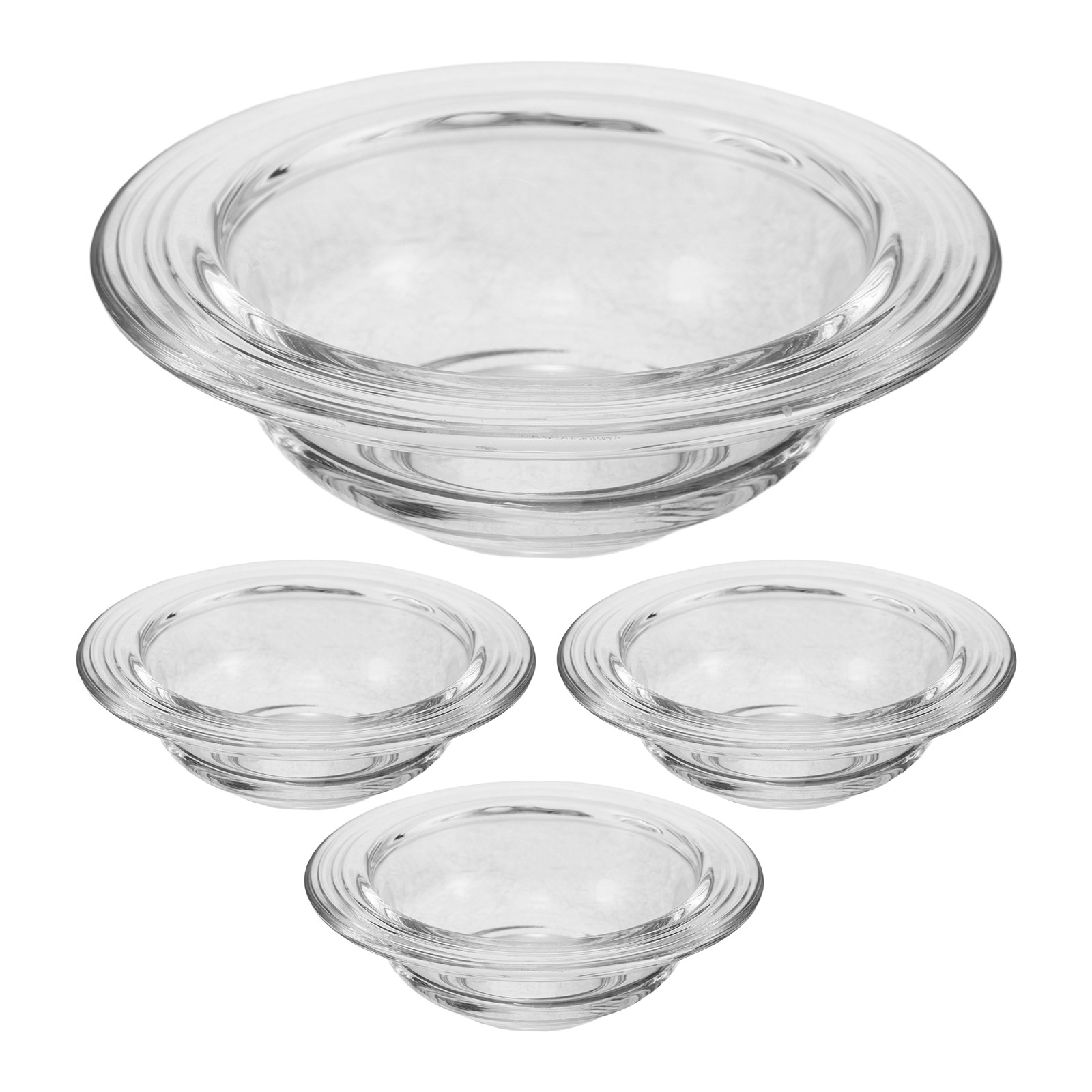 4Pcs Transparent Glass Wax Bur - огляд і ціна Home Fragrance Wax Melts